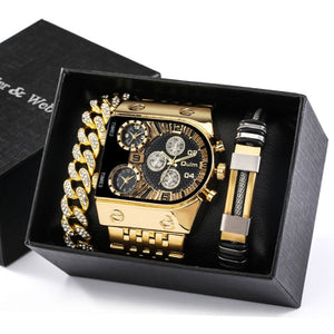 Men's Watch Bling Bracelet Charm Set (11 Style)