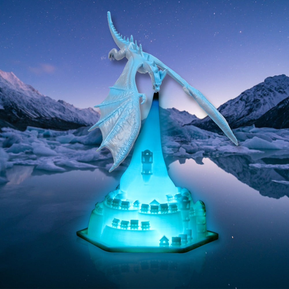 3D Dragon Table Lamp (5 Colors) Rechargeable