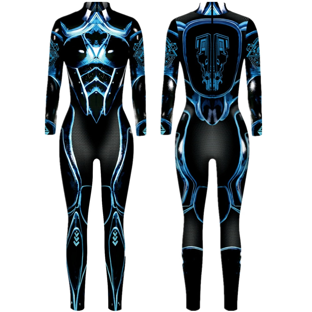 Robot Cyberpunk Bodysuit Costume (20 Colors) S-XL