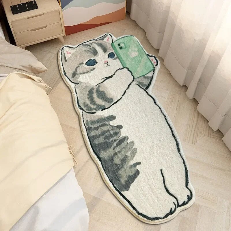 Kawaii Cat Non-slip Rug (25 Style) Size S-L