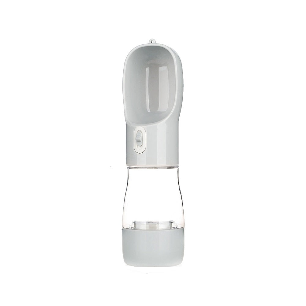 Pet Food Water Bottle Grey