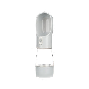 Pet Food Water Bottle Grey