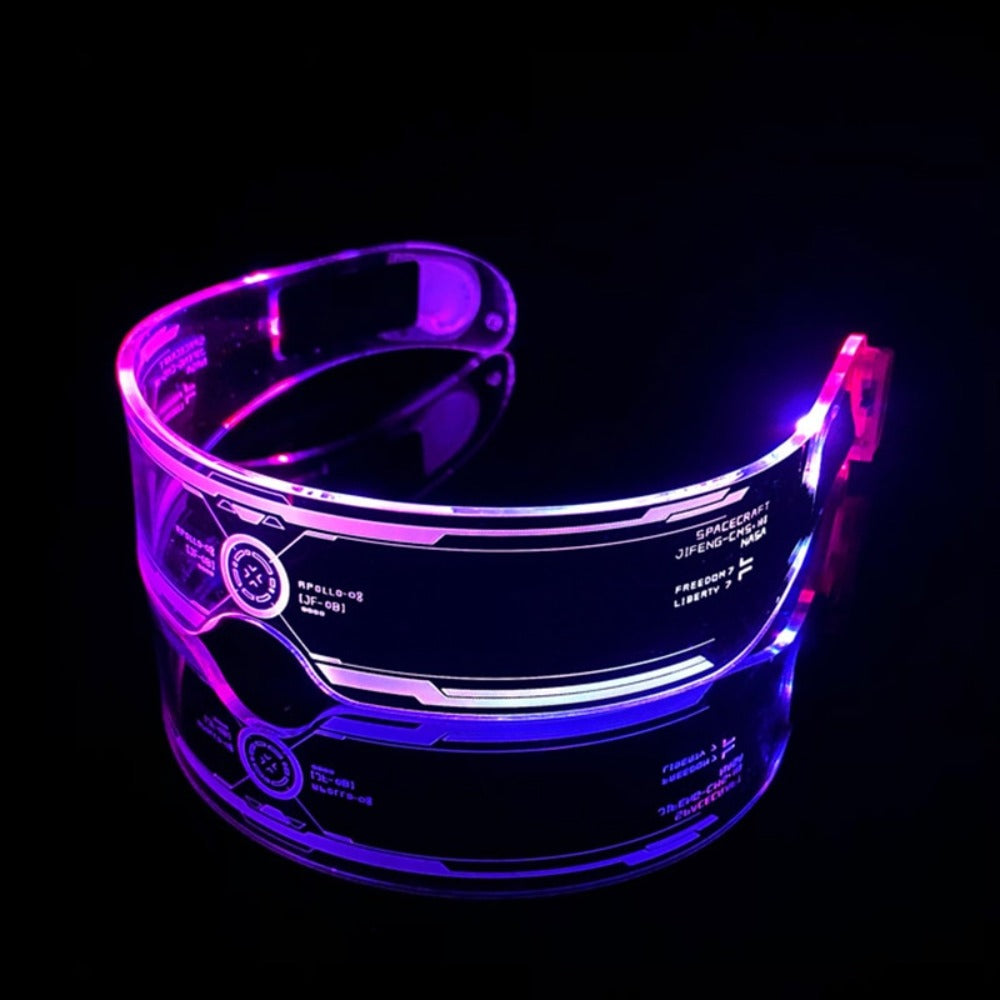 LED Visor Cyberpunk Glasses (4 Style)