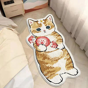 Kawaii Cat Non-slip Rug (25 Style) Size S-L