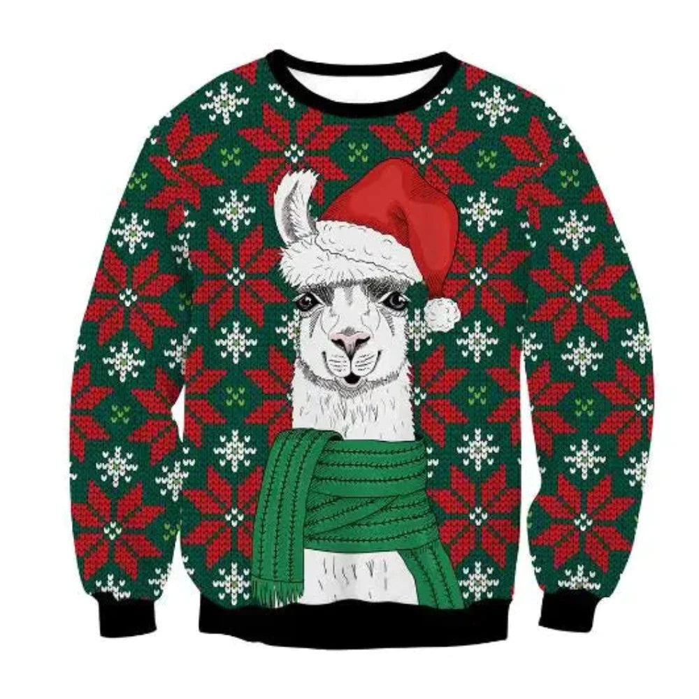 3D Ugly Christmas Sweater (25 Style) S-XL