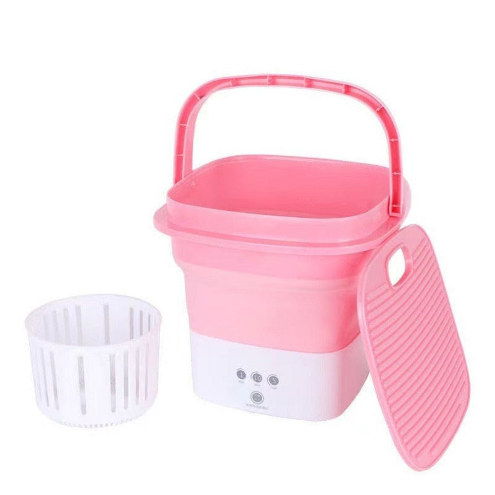 Folding Washing Machine Pink