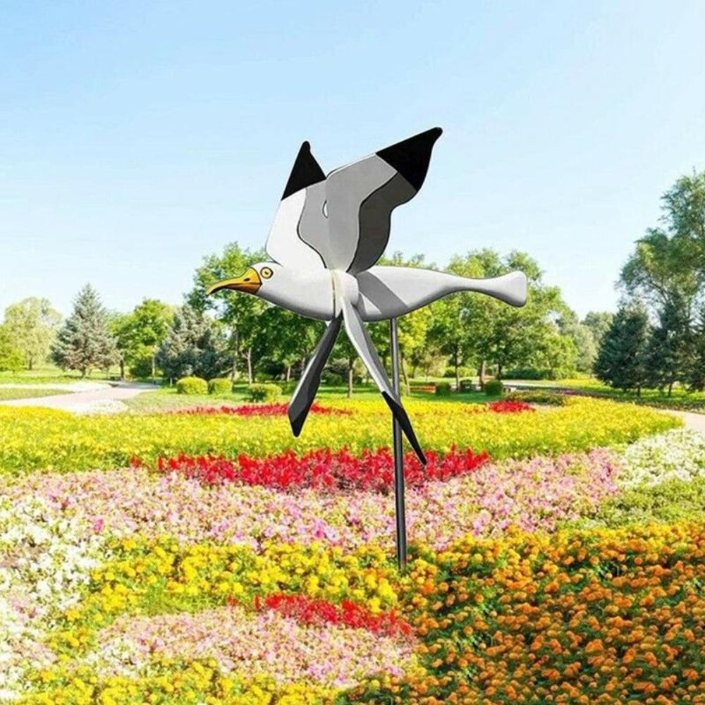 Seagull Windmill Outdoor Yard Décor