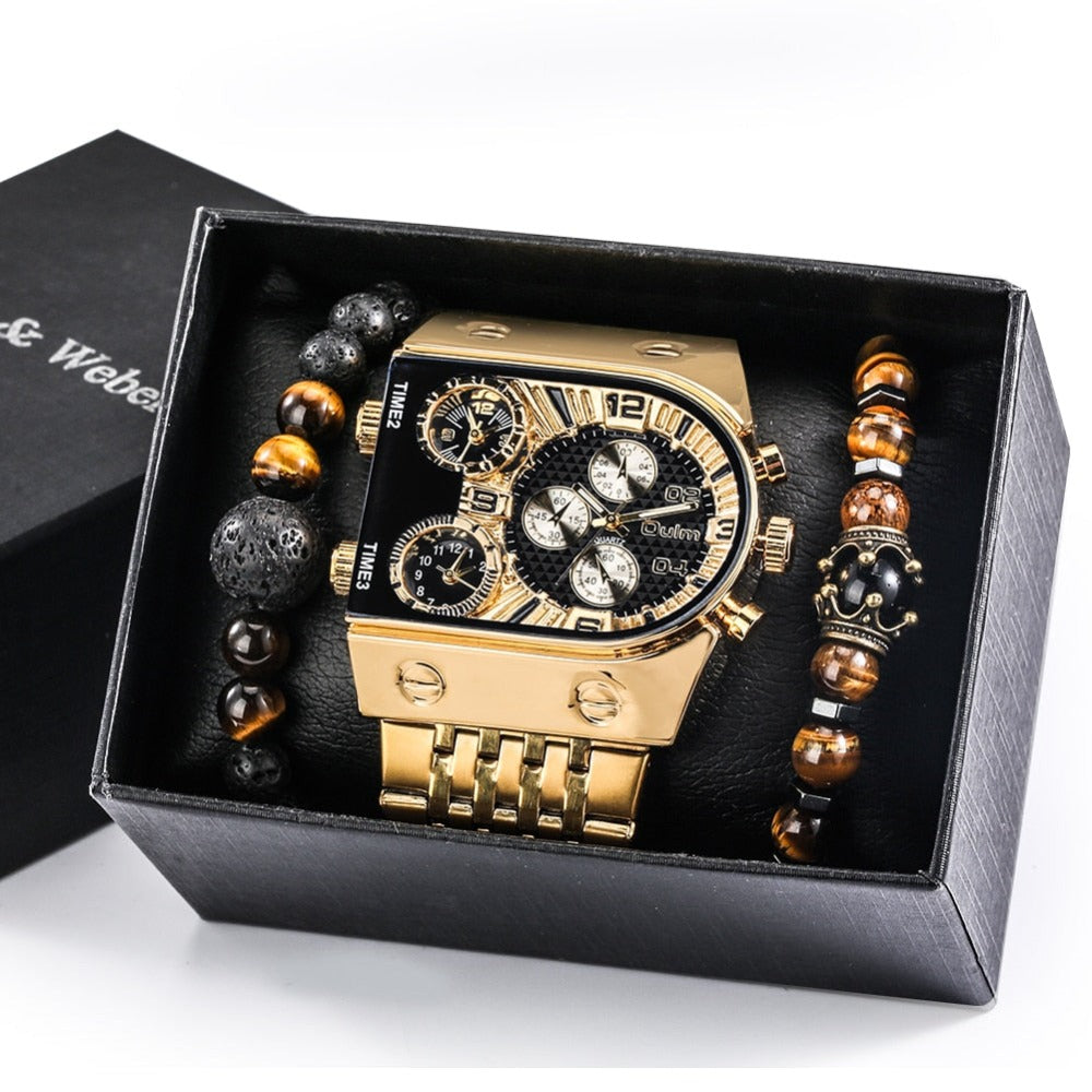 Men's Watch Bling Bracelet Charm Set (11 Style)