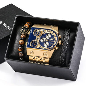 Men's Bling Watch Bracelet Set (11 Style)
