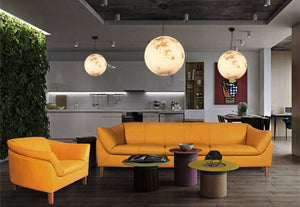 3D Moon Sphere Light Lamp Chandelier (2 Colors) 20CM-60CM