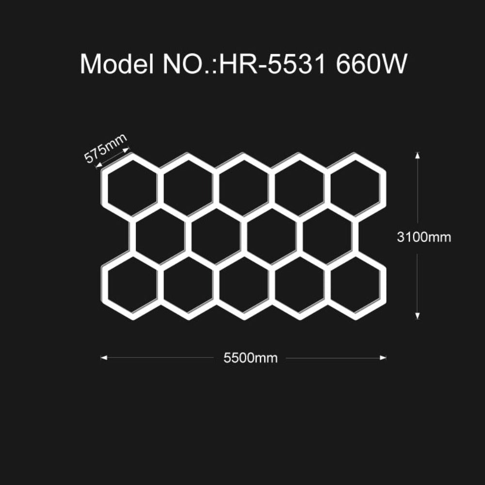 Honeycomb Ceiling Hexagonal Lamp Chandelier