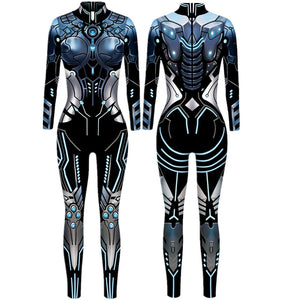 Robot Cyberpunk Bodysuit Costume (20 Colors) S-XL