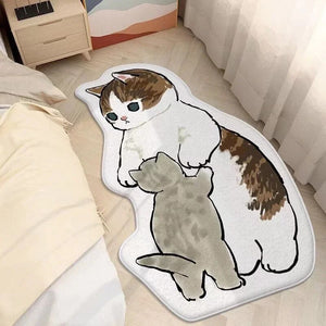 Kawaii Cat Non-slip Rug (25 Style) Size S-L