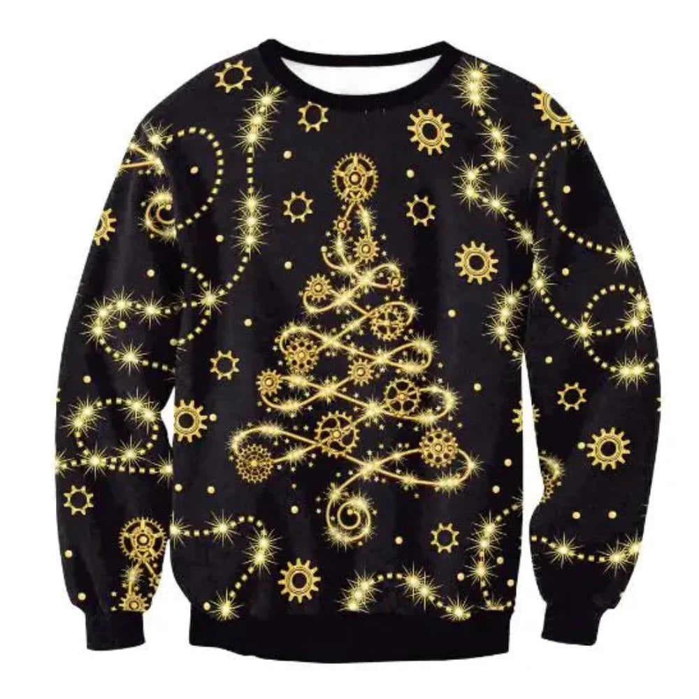 3D Ugly Christmas Sweater (25 Style) S-XL