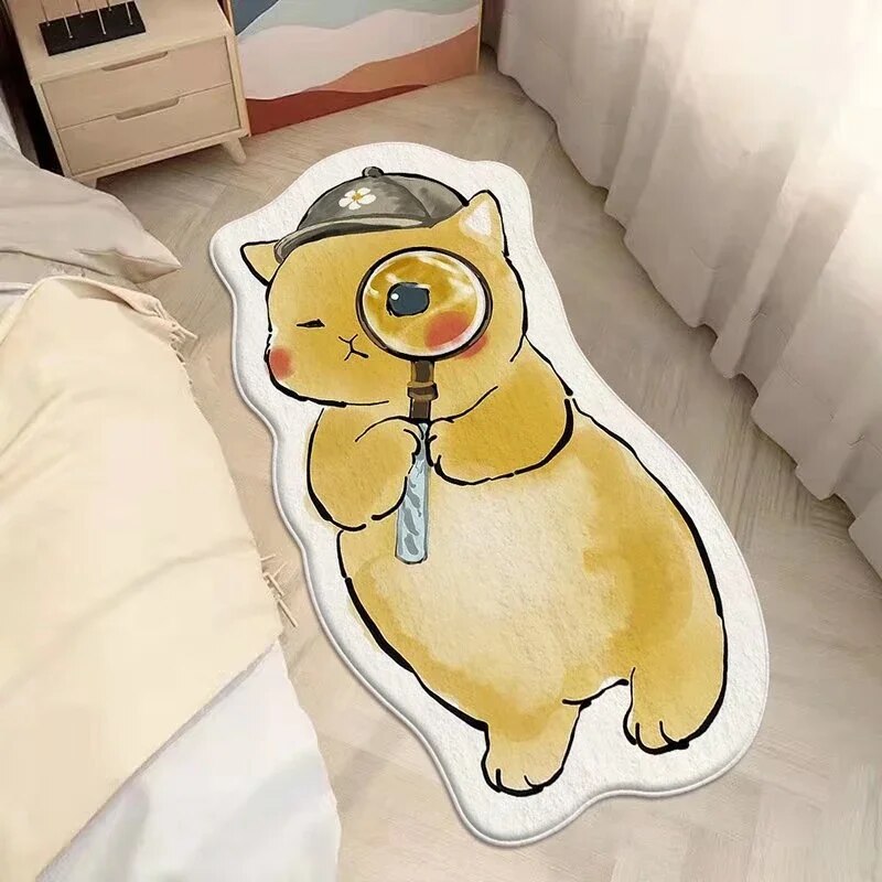 Kawaii Cat Non-slip Rug (25 Style) Size S-L