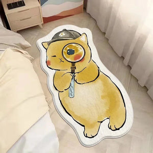 Kawaii Cat Non-slip Rug (25 Style) Size S-L