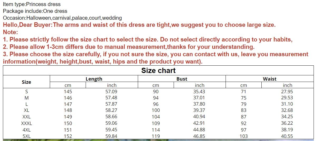 Renaissance Viking Princess Flare Sleeve Dress (5 Colors) S-5XL