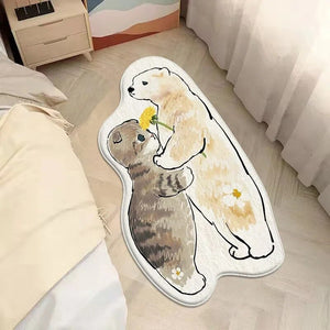 Kawaii Cat Non-slip Rug (25 Style) Size S-L