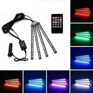 Interior Auto Car LED Lights (16 Options) w/ Remote APP Control