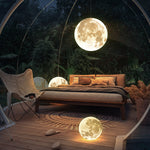 3D Moon Sphere Light Lamp Chandelier (2 Colors) 20CM-60CM