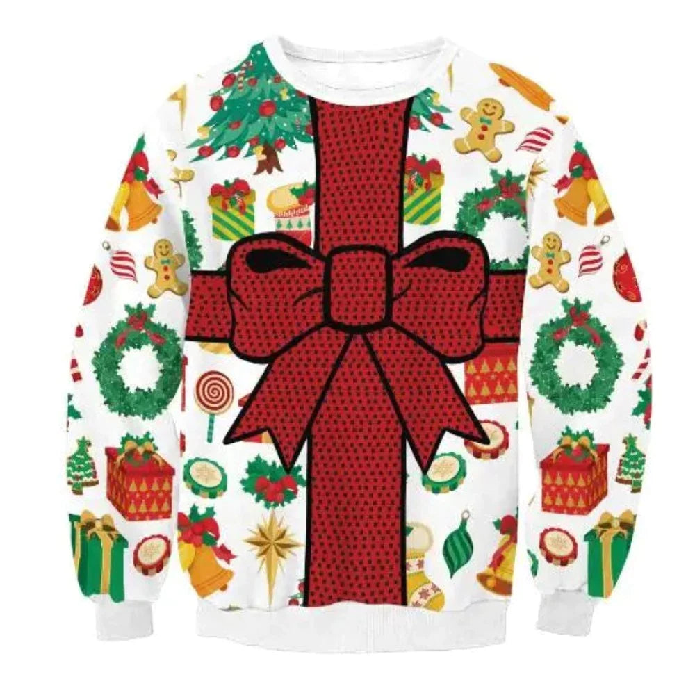3D Ugly Christmas Sweater (25 Style) S-XL