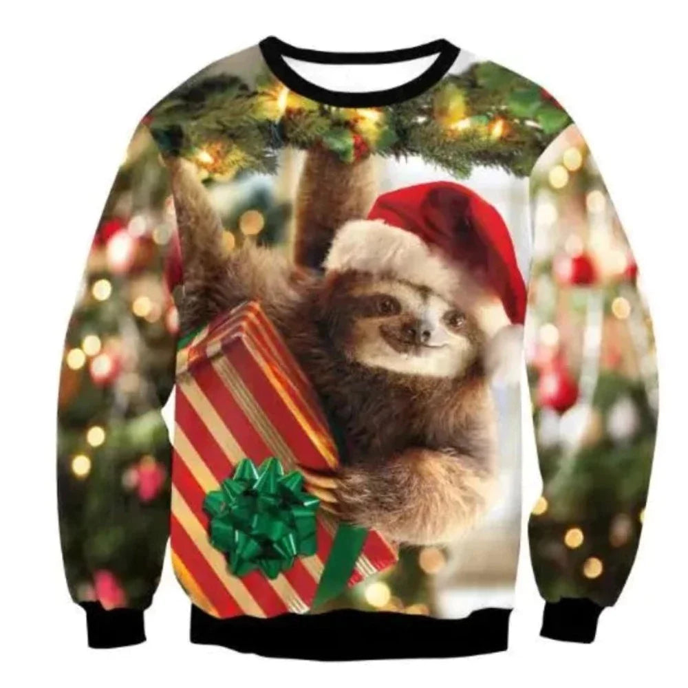 3D Ugly Christmas Sweater (25 Style) S-XL