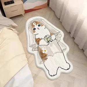 Kawaii Cat Non-slip Rug (25 Style) Size S-L
