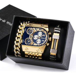 Men's Watch Bling Bracelet Charm Set (11 Style)