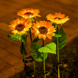 Sunflower Outdoor Solar Lamp