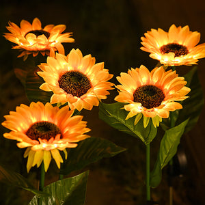 Sunflower Outdoor Solar Lamp