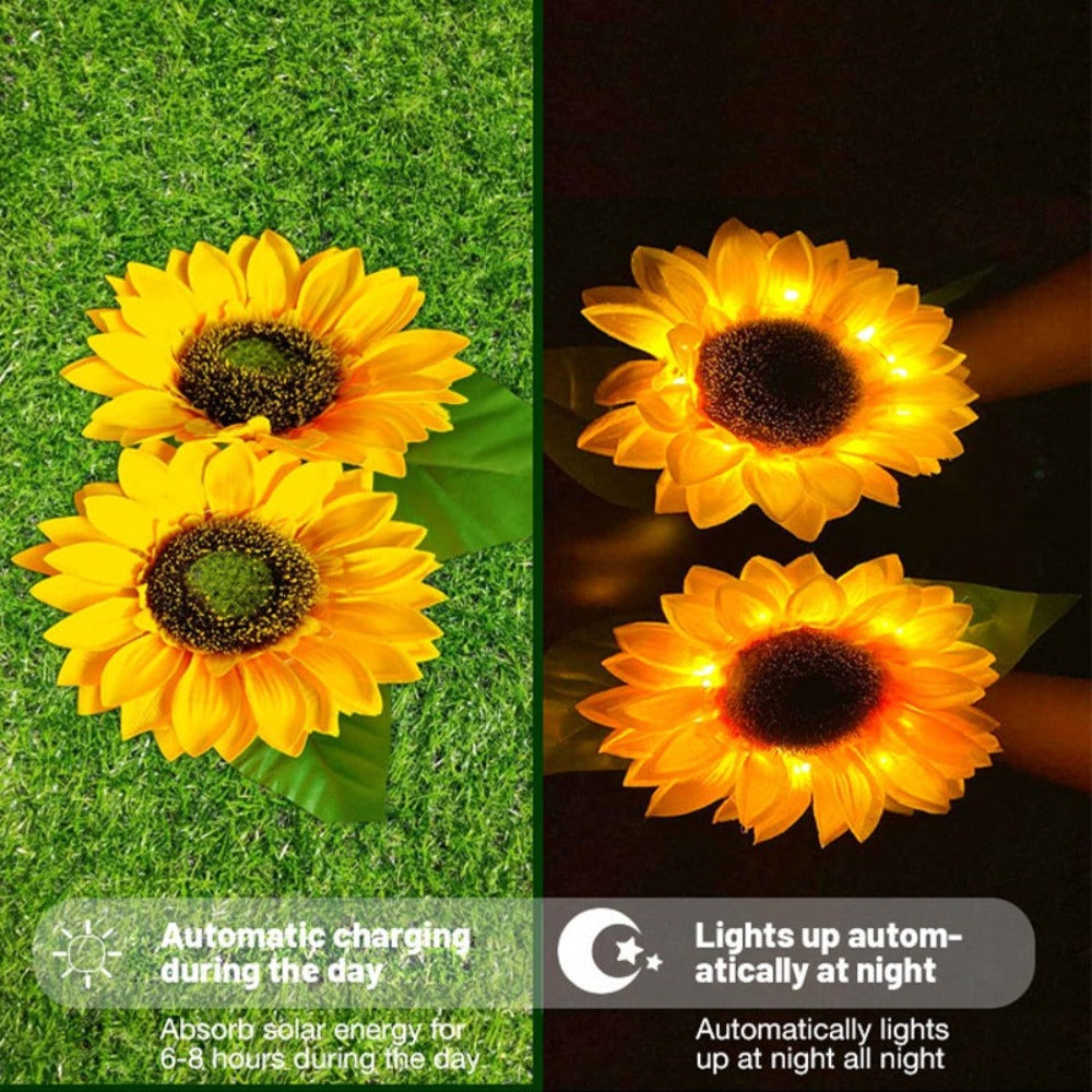 Sunflower Outdoor Solar Lamp