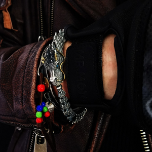 Viking Dimensional Chain Dragon Bracelet (5 Sizes) 2 Style