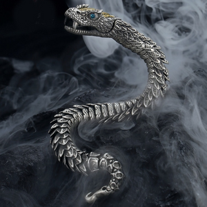 Viking Dimensional Chain Dragon Bracelet (5 Sizes) 2 Style