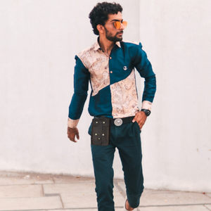 Satchel Hip Belt Leather Bag
