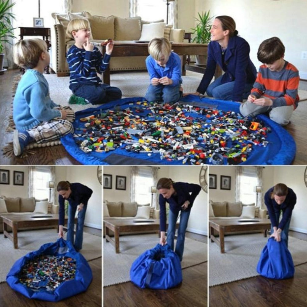 XL Giant Play Mat Storage Bag for Building Blocks Display