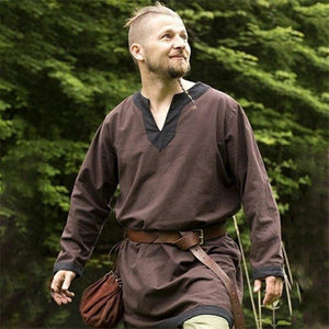 Viking Renaissance Pirate Long Sleeve Shirt (5 Colors) S - 5XL