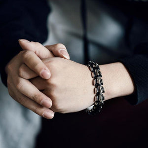 Jormungand Midgard World Serpent Viking Ouroboros Bracelet for Men (4 Colors)