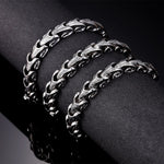 Viking Dragon Chain Bracelet Titanium Necklace (10 Sizes)