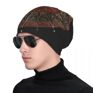 Viking Beanie Hat Tree Of Triquetra Skull Cap (6 Styles)