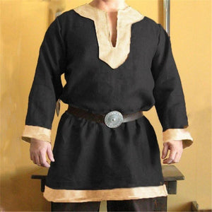 Viking Renaissance Pirate Long Sleeve Shirt (5 Colors) S - 5XL