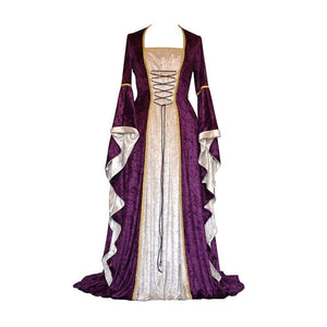 Renaissance Masquerade Retro Princess Dress Elf Costume (5 Colors) S-3XL