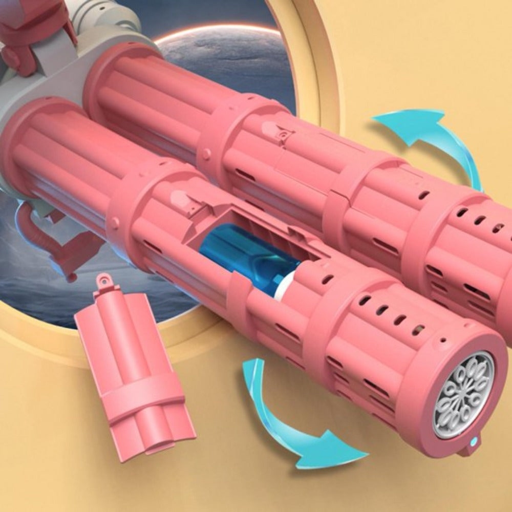 Automatic Bubble Gatling Gun (2 Options) with Tripod