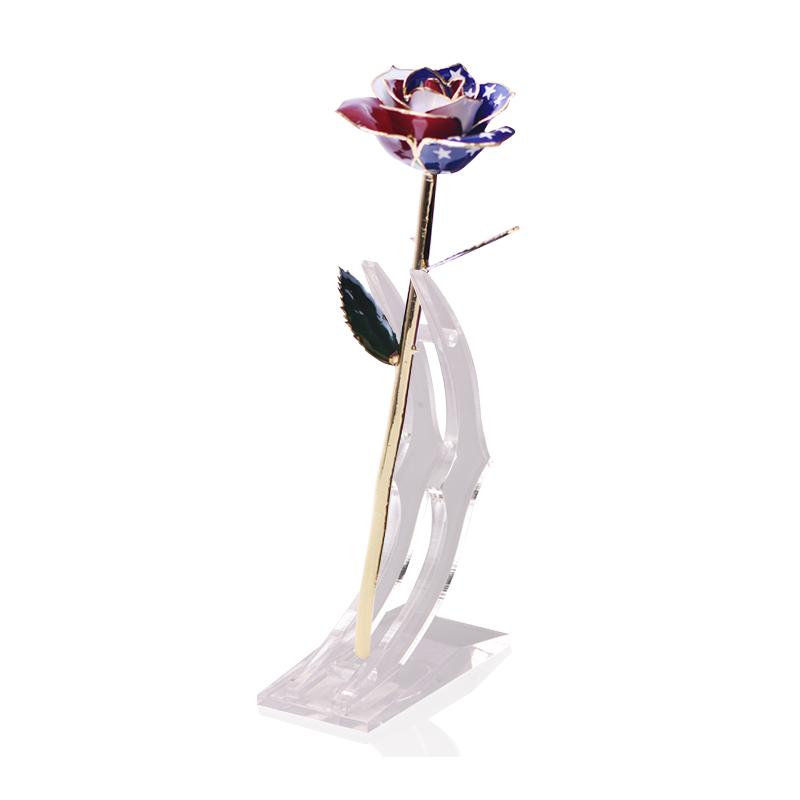Preserved 24k Gold Long Stem Immortal Rose (16 Colors)