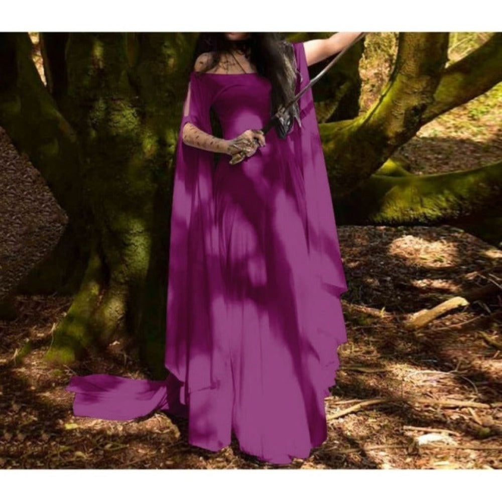 Renaissance Pixie Long Sleeve Dress (5 Colors) S - 5XL