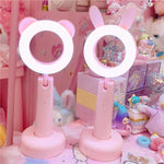 Kawaii Bunny Rabbit or Bear Photography Selfie Ring Light USB Rechargeable