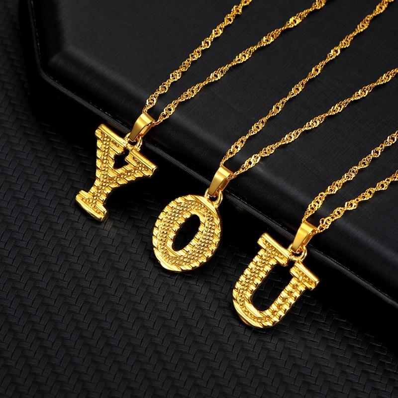 Personalized Letter Initial Custom Necklace