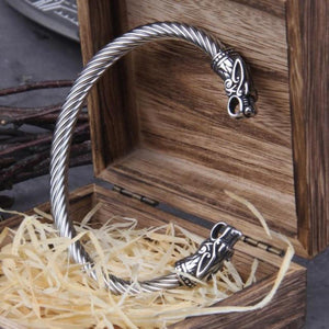 Viking Norse Dragon Wristband Bracelet for Men (4 Colors) 18cm Adjustable