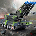 Armored Missile Military Como Tank (2 Colors) w/Battery