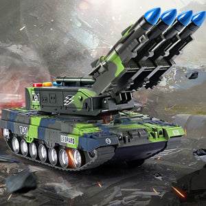 Armored Missile Military Como Tank (2 Colors) w/Battery