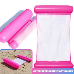Inflatable Floating Swimming Hammock (13 Colors) Air Pump Included